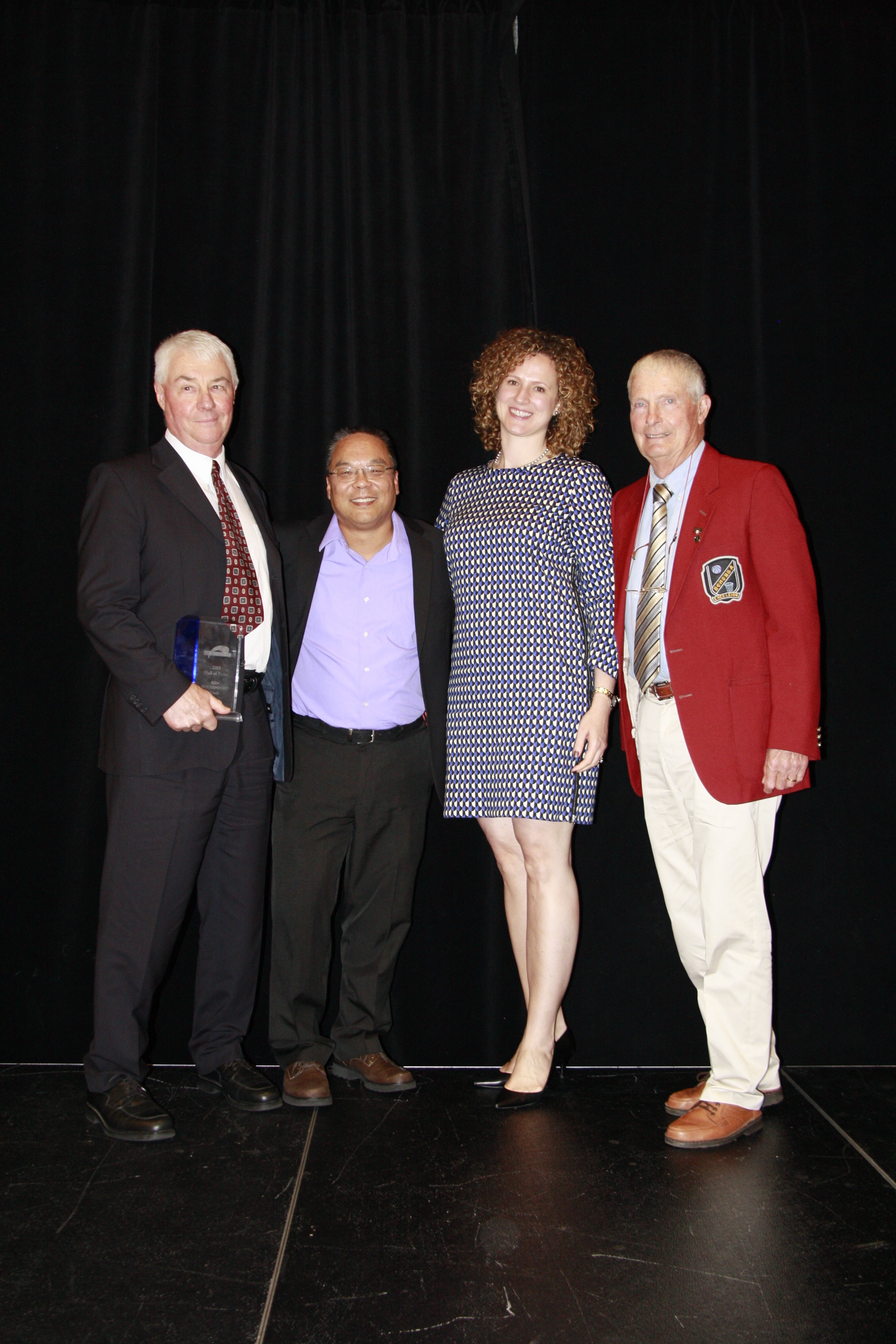 Hall of Fame Inductees Ken Dockendorf, Howard Tsmura, Joby McKenzie, Jack May